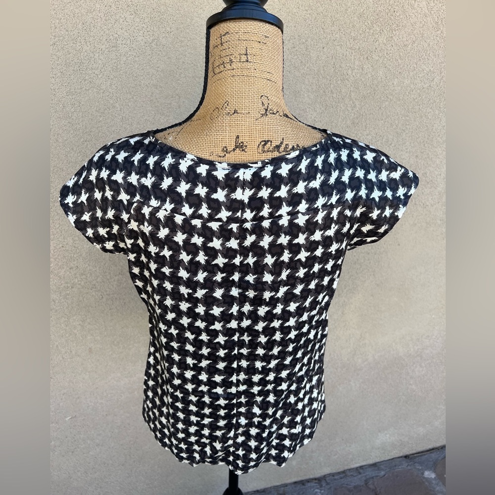 Talbots 100% Silk Printed Top - Picture 5 of 11